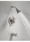 Faucet Foundations Fırçalanmış Nikel Duş Bataryası Seti, 2 Püskürtmeli Fırçalanmış Nikel Duş Başlığı, Küvet ve Duş Trim Kiti, Duş Bataryası Setleri Komple, Paslanmaz BT13410-SS (Vana Dahil Değildir)