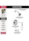 Faucet Foundations Krom Duş Bataryası Seti, 2 Püskürtmeli Krom Duş Başlığı, Küvet ve Duş Trim Seti, Duş Bataryası Setleri Komple, Krom BT13410 (Vana Dahil Değildir)