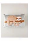 Faultier Bebe Dekoratif Kırlent 35X55 Cm Açık Gri