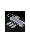 FC06 3 Bağlantı Noktalı Usb3.0 To 3usb3.0 10/100 Mbps Ethernet Kablolu Çevirici