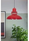 Fener Modern Tasarım Sıvama Sarkıt Metal Beyaz Renk Sarkıt Cafe - Mutfak Tekli Avize