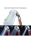 FEYZA YAPI Arıtmalı Yüksek Basınçlı Duş Başlığı Su Tasarruflu Filtreli El Tipi Duş Başlığı Kireç Önleyici Mineral Bilyeli Güçlü Tazyik Modern Banyo Kullanımı [Enerji Sınıfı A++]