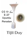FEYZA YAPI E27 Tij Duy Takımı Beyaz 2 ADET