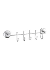 FEYZAYAPI Vidalı Askılık 5li Metal Banyo Lavabo Sağlam Aparat Krom Askılık Elbise Havlu Asma Askı