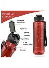 FiftyFifty PİPETLİ MEGA BOY 1500ml Tritan Su Matarası Turkuaz
