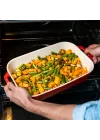 Fırın Kabı Seti, 2li, Dikdörtgen, Ceramic By