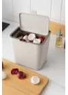 FLIP ÇÖP KOVASI - BEJ