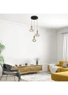 Fontas 3lü Antik Lak Sarkıt Avize, 3 X E27