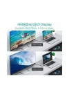 Force 100W Type-C to Type-C USB 3.1 Gen2 10 Gbps 4k@60hz Hızlı Şarj Data ve Görüntü Aktarım Kablosu Örgülü GN (50 cm)