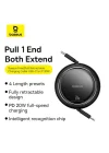 Free2Pull USB Cden IPye Geri Çekilebilir Şarj Kablosu 20 W