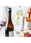 Fresh & Save Vakumlu Şarap Tıpası Seti, 3 Parça, Gri