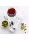 Fresh & Save Vakumlu Şarap Tıpası Seti, 3 Parça, Gri