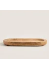 Fuchsia Sunum Tabağı 30x13cm Natural