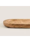 Fuchsia Sunum Tabağı 30x13cm Natural