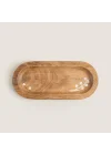 Fuchsia Sunum Tabağı 30x13cm Natural
