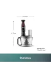 Functionall 2851H Mutfak Robotu Siyah Kırmızı
