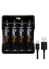 G429 4lü Pil Şarj Aleti + 4 Adet AA Pro 2950 mAh Şarjlı Kalem Pilli Set