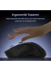 G880 Dual-Mode Bluetooth 5.3 ve 2.4GHz 3600DPI Optik Kablosuz Mouse Gri