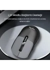 G900 Dual-Mode Bluetooth 5.3 ve 2.4GHz 3600DPI Ekranlı Şarjlı Optik Kablosuz Mouse Siyah