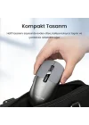G900 Dual-Mode Bluetooth 5.3 ve 2.4GHz 3600DPI Ekranlı Şarjlı Optik Kablosuz Mouse Siyah