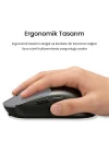 G900 Dual-Mode Bluetooth 5.3 ve 2.4GHz 3600DPI Ekranlı Şarjlı Optik Kablosuz Mouse Siyah
