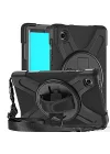 Galaxy ile uyumlu Tab A7 Lite T225 Defender Tablet Silikon Siyah