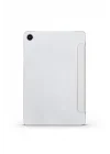 Galaxy Tab A9 Plus ile Uyumlu MSRA Smart Cover Standlı 1-1 Kılıf-Pembe Koyu
