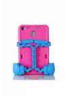 Galaxy Tab ile Uyumlu A 8.0 (2019) T290 SBT Eva Boxer Tablet Silikon - Pembe Koyu