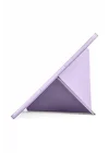 Galaxy Tab S11 Kılıf Tri Folding Kalem Bölmeli Standlı Kılıf - Siyah