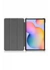 Galaxy Tab S7 Plus T970 ile Uyumlu Smart Cover Standlı 1-1 Kılıf-Gold 3