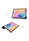 Galaxy Tab S7 Plus T970 ile Uyumlu Smart Cover Standlı 1-1 Kılıf-Gold 3