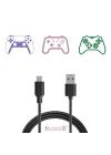 Gaming USB-C Kablo - Siyah 1.5 Metre | Xbox, PS5 Gamepad ve Akıllı Telefonlar için USB Type-C Bağlantı ve Hızlı Şarj Kablosu