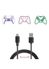 Gaming USB-C Kablo - Siyah 1.5 Metre | Xbox, PS5 Gamepad ve Akıllı Telefonlar için USB Type-C Bağlantı ve Hızlı Şarj Kablosu