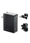Gan 100W 3-Port Fast Charger, Siyah