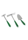 Garden Tools Çelik 3’lü Bahçe Seti Çapa Tırmık Kürek