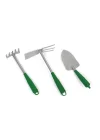 Garden Tools Çelik 3’lü Bahçe Seti Çapa Tırmık Kürek