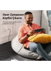 Gen2 100 W Thunderbolt 3 Type-C to Type-C Örgülü Uzatma Kablosu 50 cm