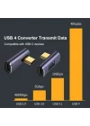 Genel L Type-C Çevirici USB4 40 Gbps 90 Derece Dik Type-C Çevirici 1 Adet