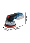 GEX 18V-125 Akülü Eksantrik Zımpara (18 Volt, SOLO, Zımpara tabanı çapı: 125 mm, 6.000-10.000 dev/dak, Karton kutuda)