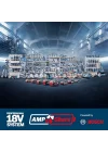 GEX 18V-125 Akülü Eksantrik Zımpara (18 Volt, SOLO, Zımpara tabanı çapı: 125 mm, 6.000-10.000 dev/dak, Karton kutuda)