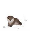 Gift Ltd 87991-A Otter Öne Eğilen Heykelcik, 18,8 cm Uzunluk