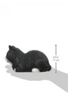 Gift Ltd Geschenk Statue, schlafende Katze, schwarz/weiß