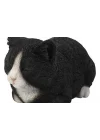 Gift Ltd Geschenk Statue, schlafende Katze, schwarz/weiß