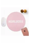 Girlboss Hashtag Tasarımlı Hediye Mousepad 20 x 20 cm