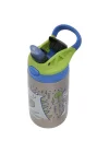 Gizmo Flip Dragon Çelik Çocuk Suluğu 380 ml, Mavi