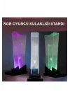 GM-01 Siyah RGB Işıklı Gaming Oyuncu Kulaklık Standı