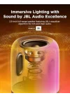 Govee Masa Lambası 2 Pro x JBL Hoparlörlü, Min 35W+ Type-C Şarj Edilebilir H60200F1 (Şarj Adaptörü Dahil Değildir)