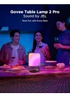 Govee Masa Lambası 2 Pro x JBL Hoparlörlü, Min 35W+ Type-C Şarj Edilebilir H60200F1 (Şarj Adaptörü Dahil Değildir)