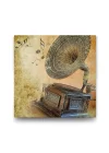 Gramofon Tablosu - 70x70cm