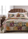 Greenland Home Antique Chic Authentic Patchwork Cotton yorgan seti